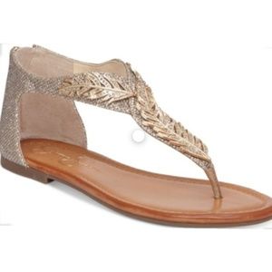 💥sale💥Jessica Simpson. Flat Embellished sandals